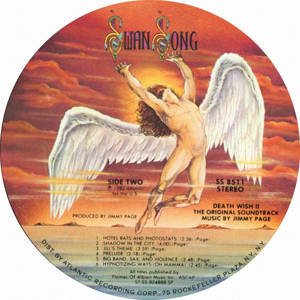jimmy page swan song records label