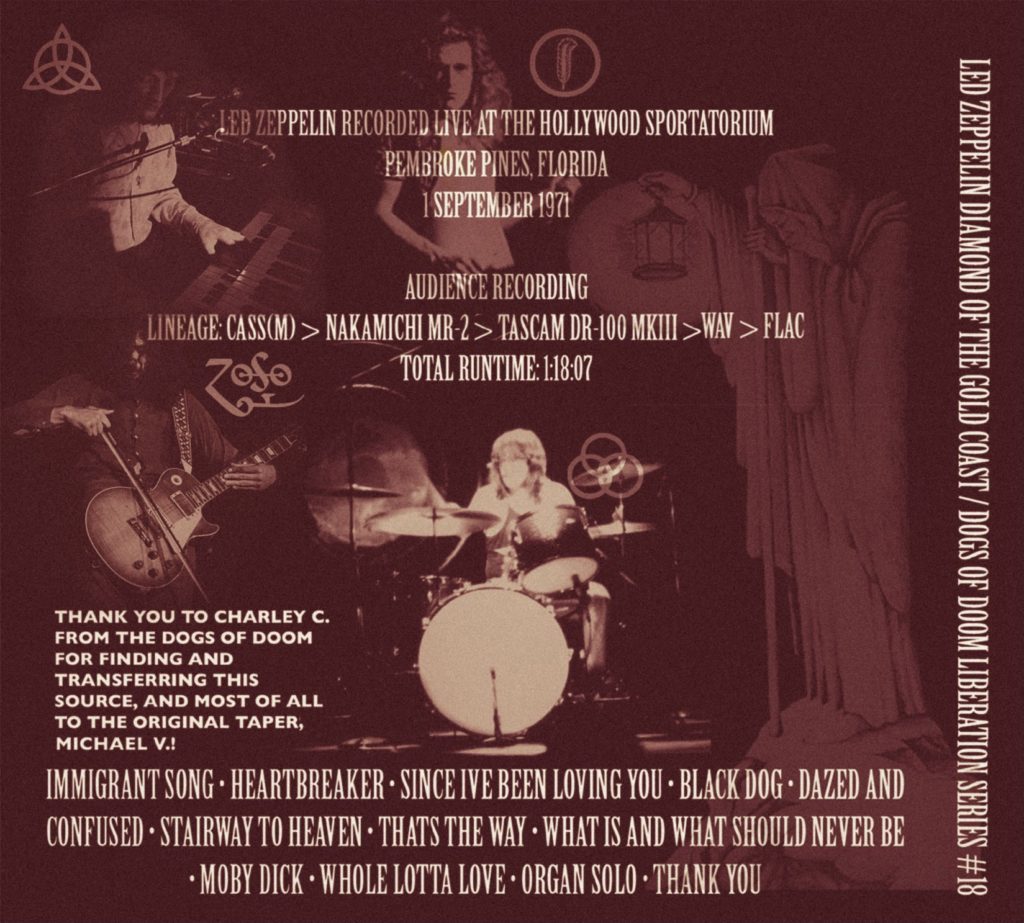 Led Zeppelin Hollywood 1971 - Heart of Markness